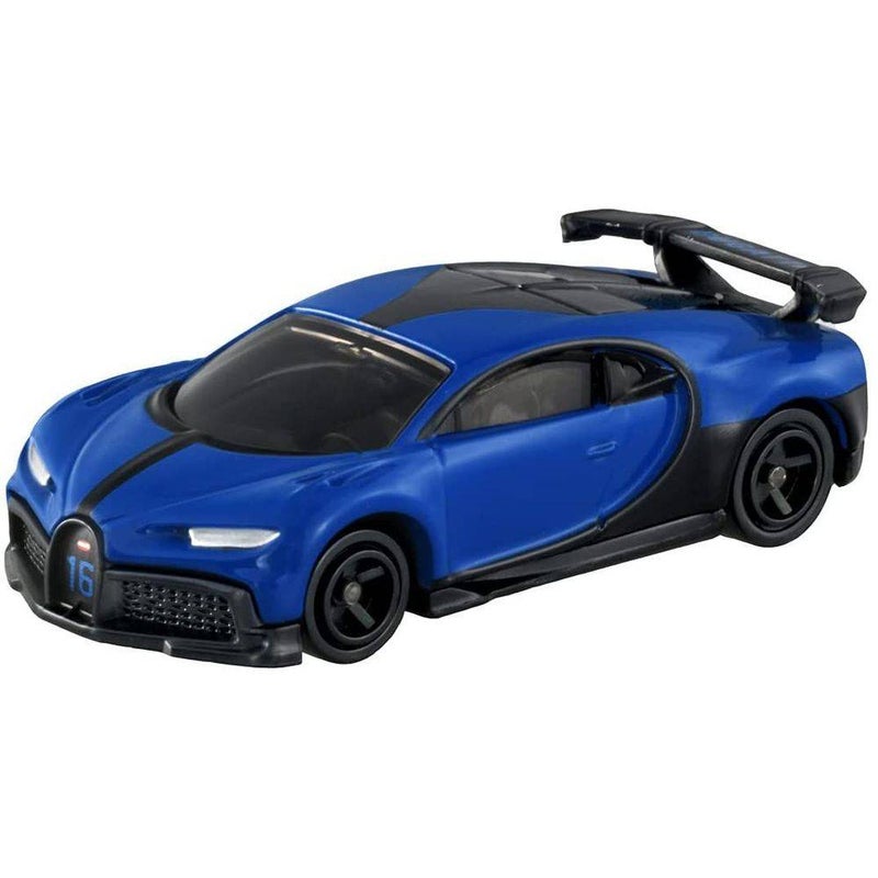 TAKARA TOMY تاكارا تومي توميكا 37 بوجاتي شيرون بور سبورت سيارة مصبوبة (1:63، أزرق/أسود) - Image 2